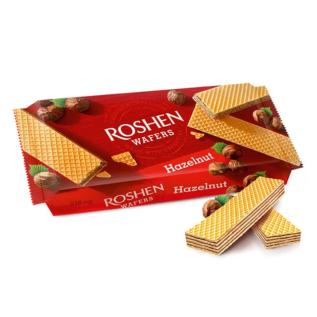 ROSHEN Napolitane Alune 216 g - WALTI