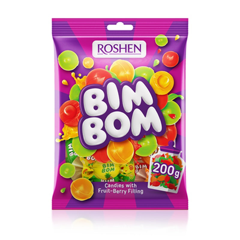 ROSHEN Bim Bom Dropsuri Fructe de Padure 200 g
