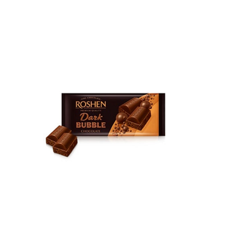 ROSHEN Ciocolata Aerata Neagra 80 g