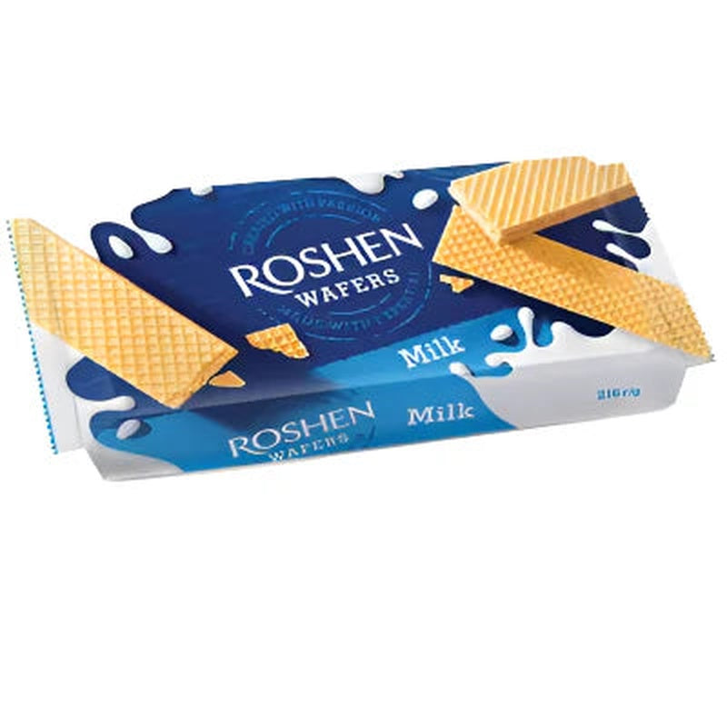 ROSHEN wafers Napolitana cu Crema de Lapte 216 g