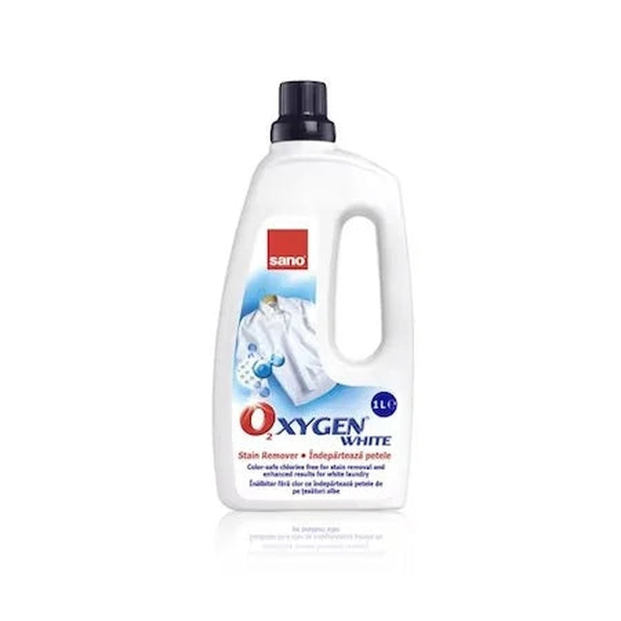 SANO Oxigen Gel Inalbitor pentru Rufe Albe 1 L