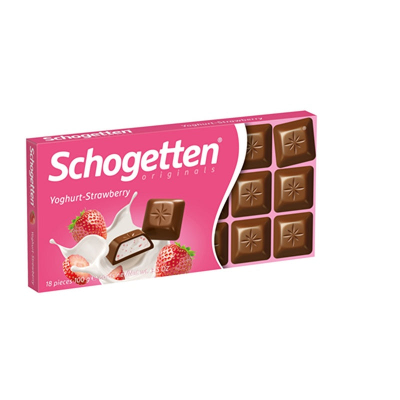 SCHOGETTEN Ciocolata cu Iaurt si Capsune 100 g