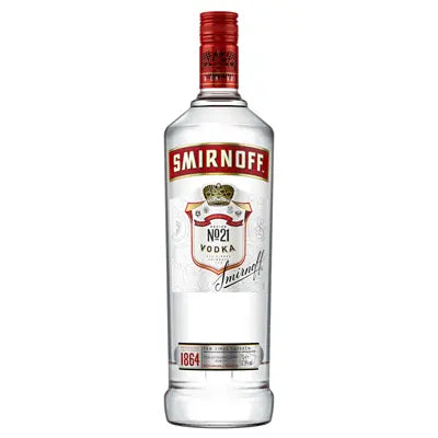 SMIRNOFF RED Vodka 37,5% SGR 1 L - WALTI