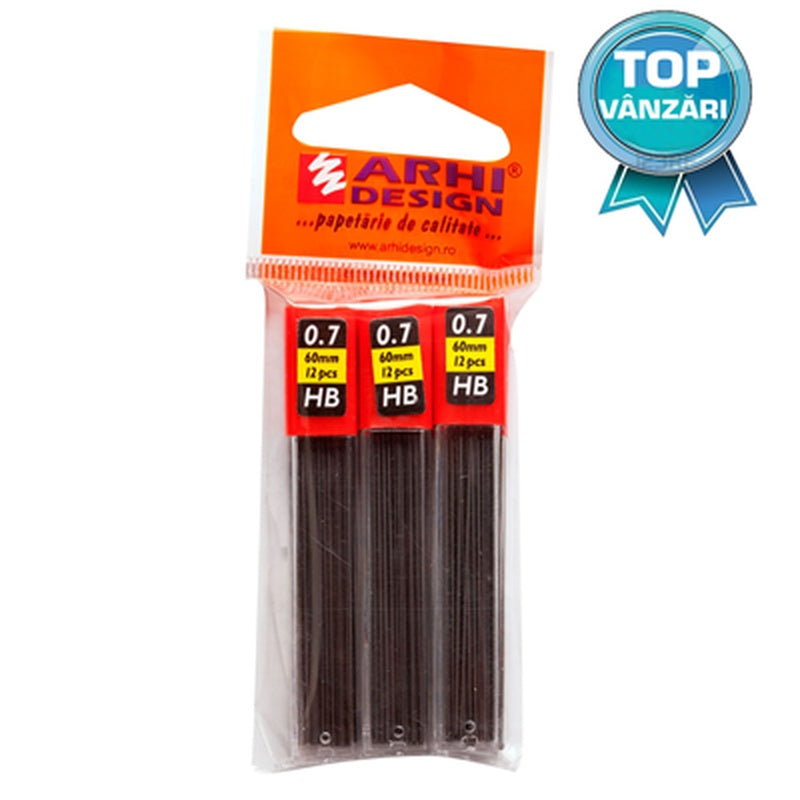 Set 6 Mine Hb Creion Mecanic 0,7 mm