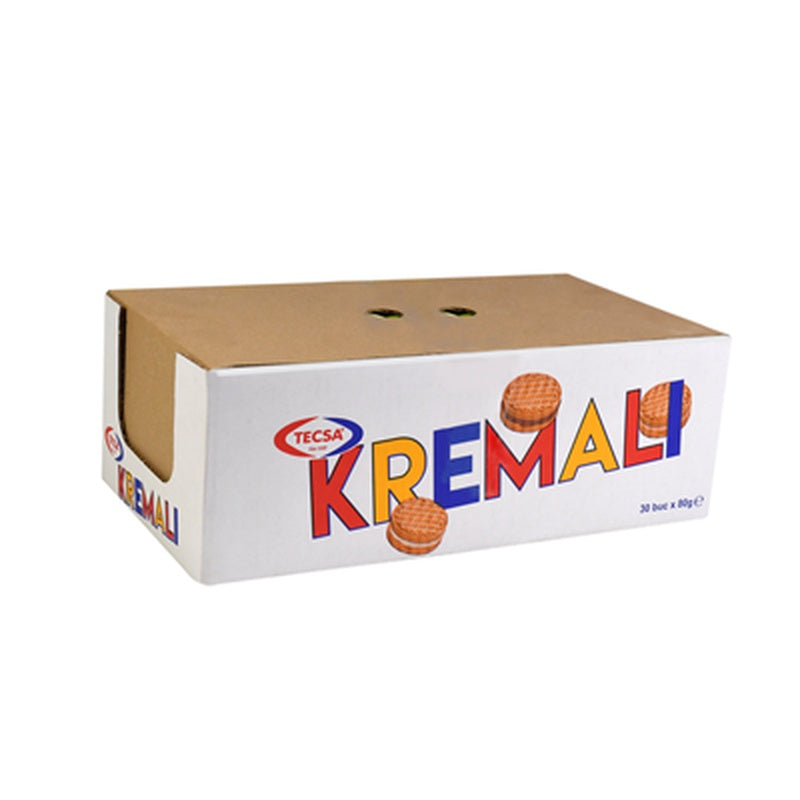 TECSA Kremali Biscuiti cu Crema de Cacao 80 g