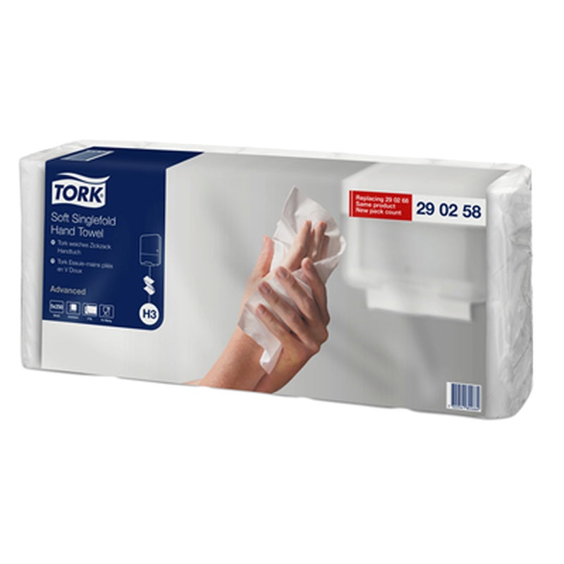TORK Prosoape Albe pentru Maini V 2S H3 5 x 250 bucati