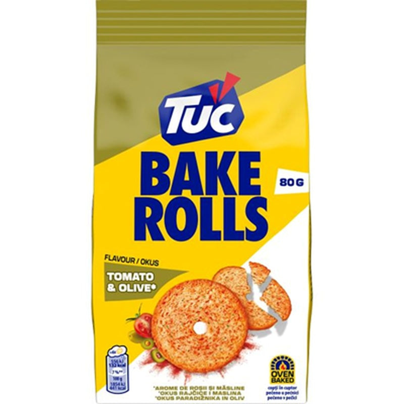 TUC Bake Rolls Rosii & Masline & Oregano 80 g