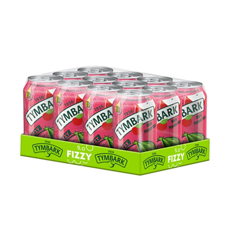 TYMBARK FIZZY Băutură Răcoritoare Carbogazoasă Mar si Pepene SGR 0,33 L