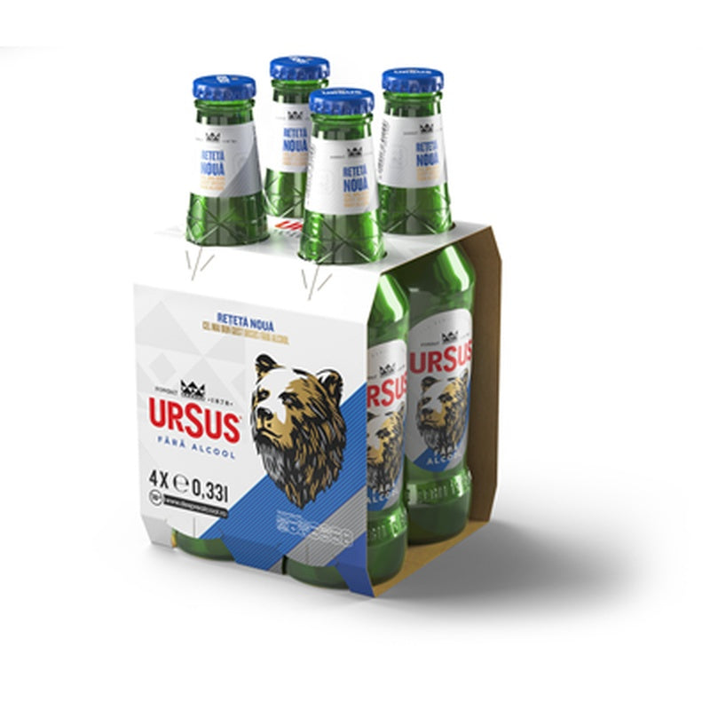 URSUS Premium Bere fara Alcool SGR 4 x 330 ml