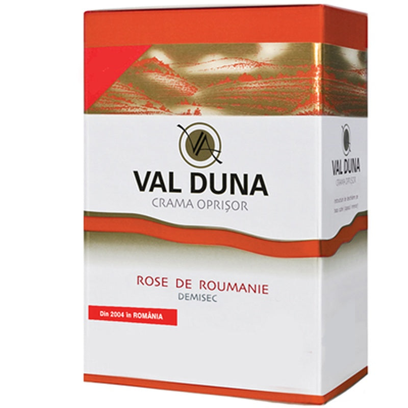 VAL DUNA Crama Oprisor Rose De Roumanie Vin Rose Demisec 10 L