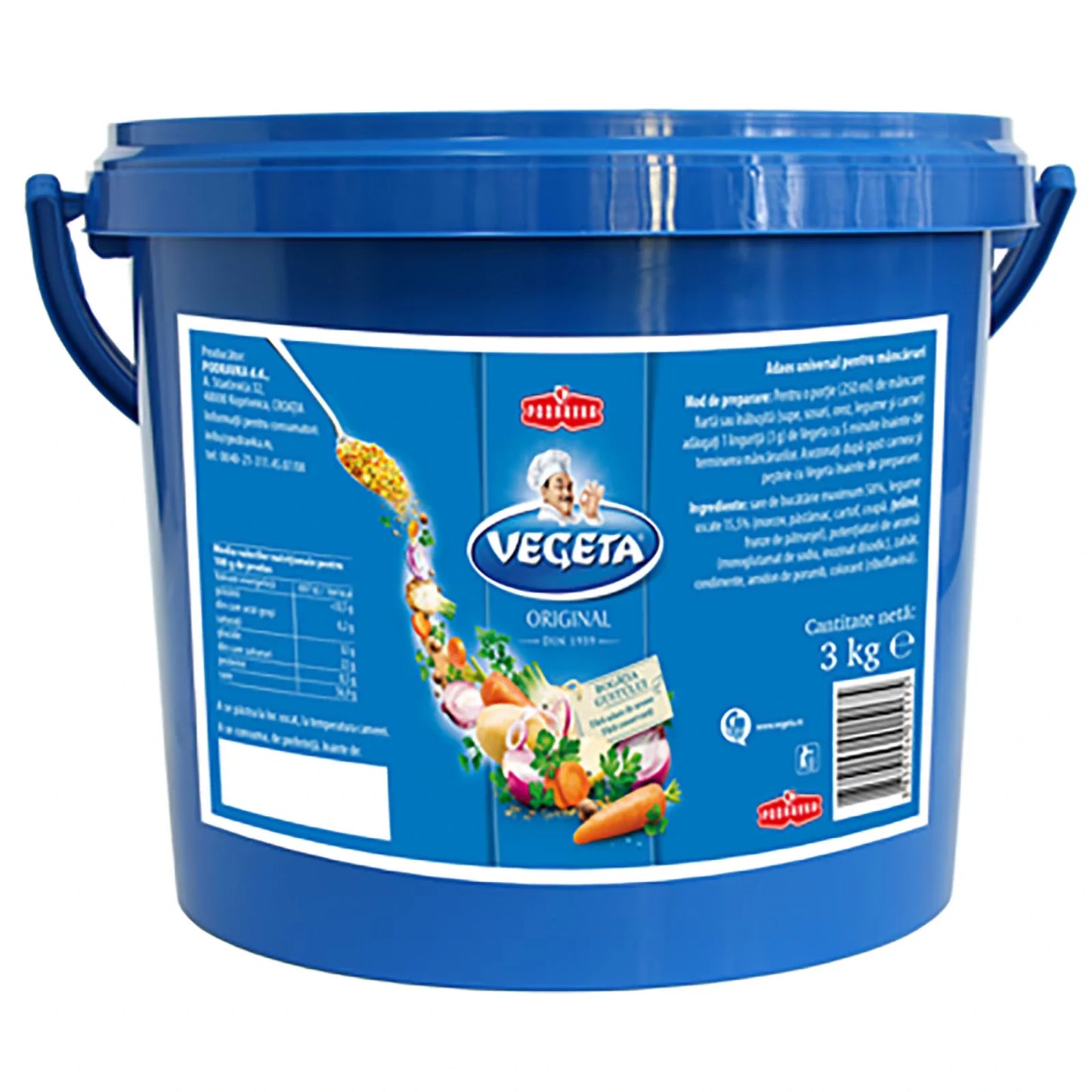 VEGETA Condiment Baza Gatit Gust de Legume 3 Kg - WALTI