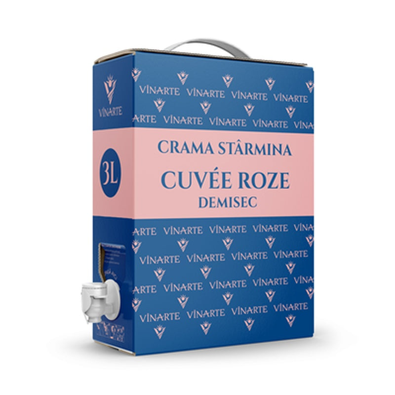 VINARTE Crama Stârmina Vin Rose Demisec 3 L