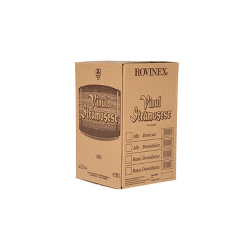 VINUL STRAMOSESC Vin Alb Demidulce Bax in box 10 L