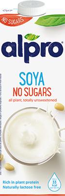 alpro Bautura din Soia Fara Zahar 1 L