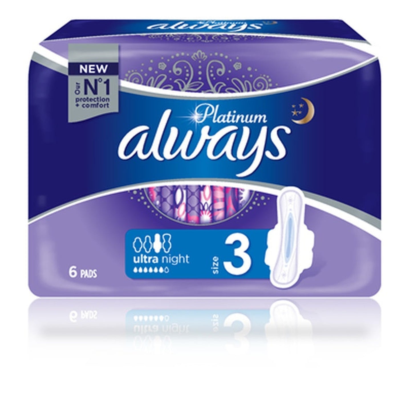 always Absorbante Platinum Night Size 3 6 bucati