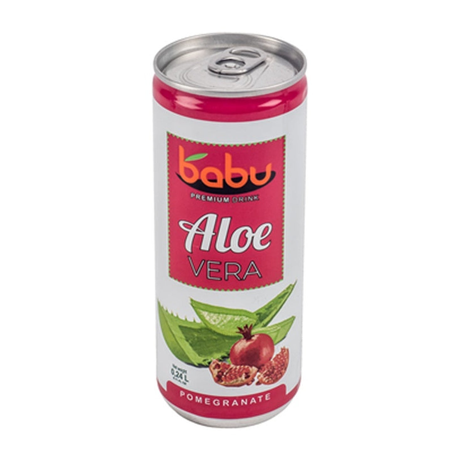 babu Bautura Racoritoare Aloe Vera si Rodie SGR 240 ml