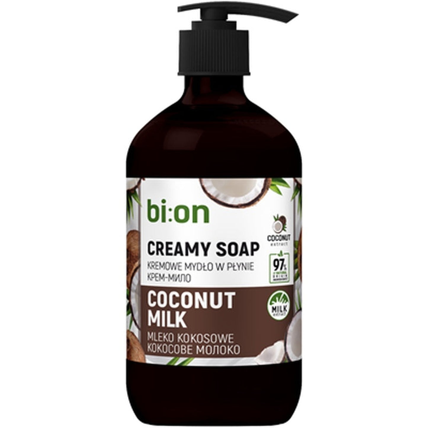 bi:on Sapun Lichid Lapte de Cocos 473 ml