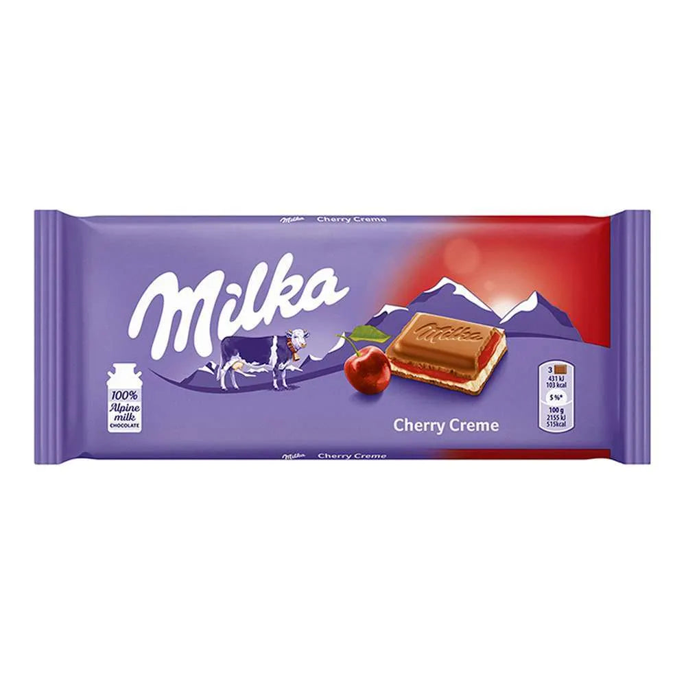 milka Ciocolata Lapte si Visine 100 g