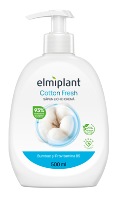 elmiplant Sapun Lichid Bumbac și Provitamina B5 500 ml