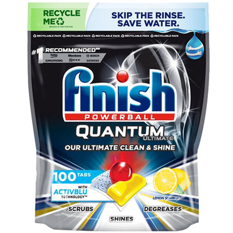 finish Quantum Ultimate Detergent Capsule Masina de Spalat Vase Parfum Lamaie 100 bucati