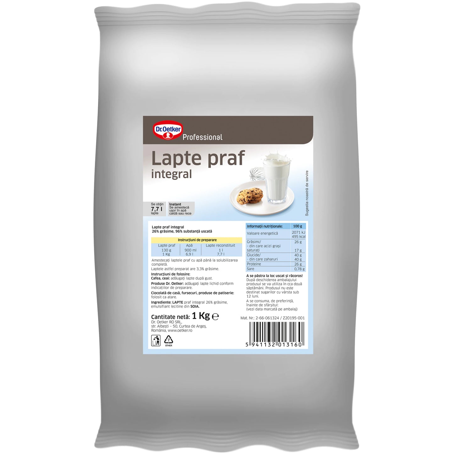 Dr. Oetker Lapte Praf 1 Kg