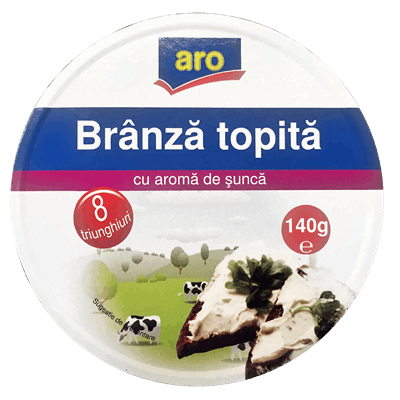Branza Topita Triunghiuri Sunca 140 g