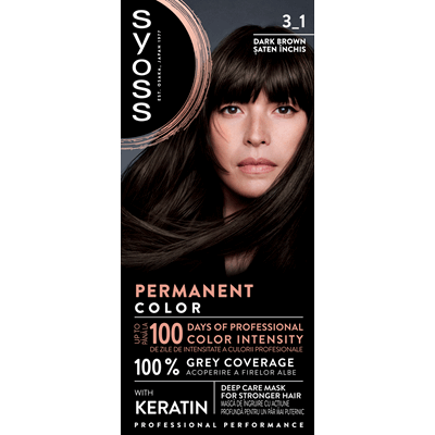 syoss Baseline Color Vopsea de Par Nuanta Dark Brown 115 ml - WALTI