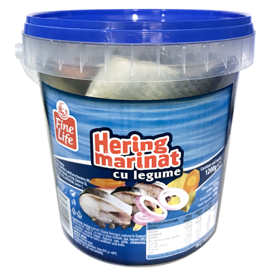 Fine Life Hering Marinat cu Legume 1,2 Kg