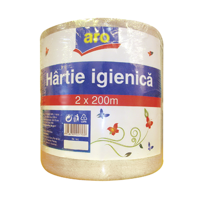 Hartie Igienica 1 Strat 200M 2 bucati