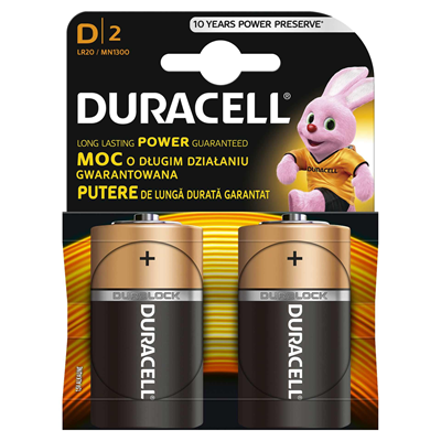 DURACELL Basic Baterii R20/D