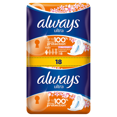 always Absorbante Ultra Fresh 18 bucati