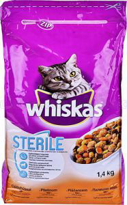 whiskas Hrana Uscata Pisici Adulte Sterile 1,4 Kg