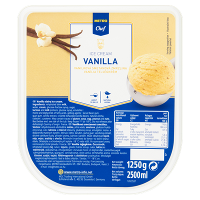 Inghetata Vanilie 2,5 L ❄
