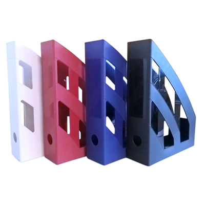 SIGMA Suport Documente Vertical din Plastic Negru