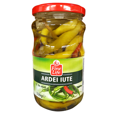 Fine Life Ardei Iute in Otet 330 g - WALTI