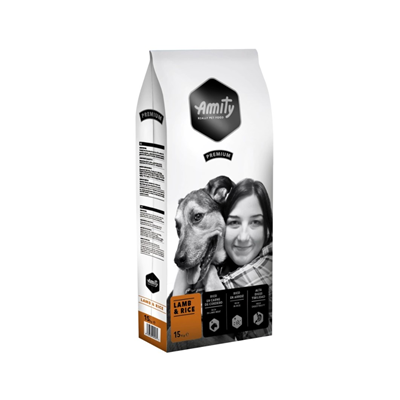 AMITY Premium Hrana pentru Caini Adulti Miel/Orez 15 Kg