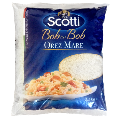 RISO Scotti Bob cu Bob Orez Bob Mare 2,5 Kg