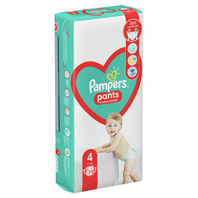 Pampers pants Scutece Chilotel Marimea 4 52 bucati
