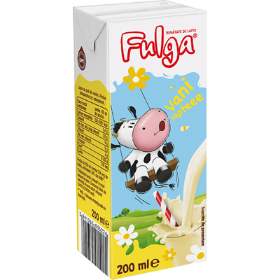 FULGA Lapte Vanilie UHT 1,5% 200 ml