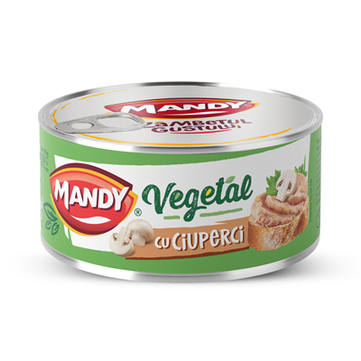 MANDY Pasta Vegetala cu Ciuperci 120 g