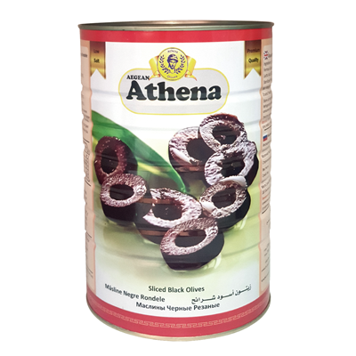 ATHENA Masline Negre Felii Calibru 180-200 2 Kg - WALTI