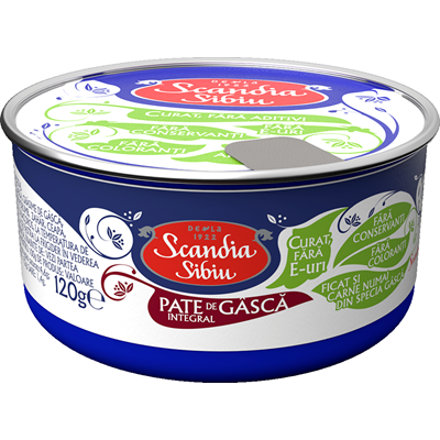 SCANDIA SIBIU Pate Gasca 120g - WALTI
