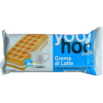 YOHOO Vafa Sandwich cu Crema de Lapte 50 g - WALTI