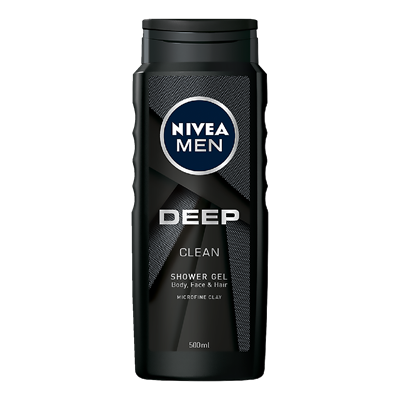 NIVEA Men Deep Clean Gel Dus 500 ml
