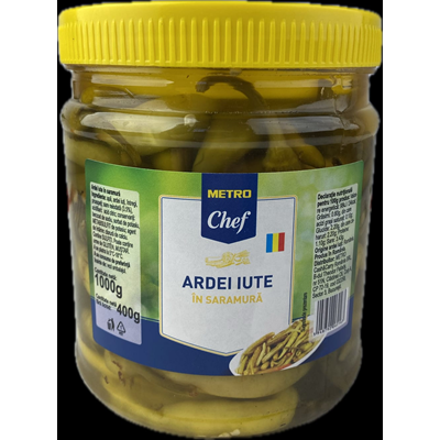 Ardei Iute in Saramura 400 g