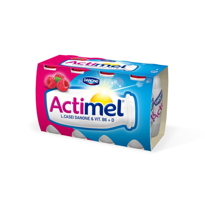 Actimel Iaurt de Baut cu Zmeura 8 x 100 ml