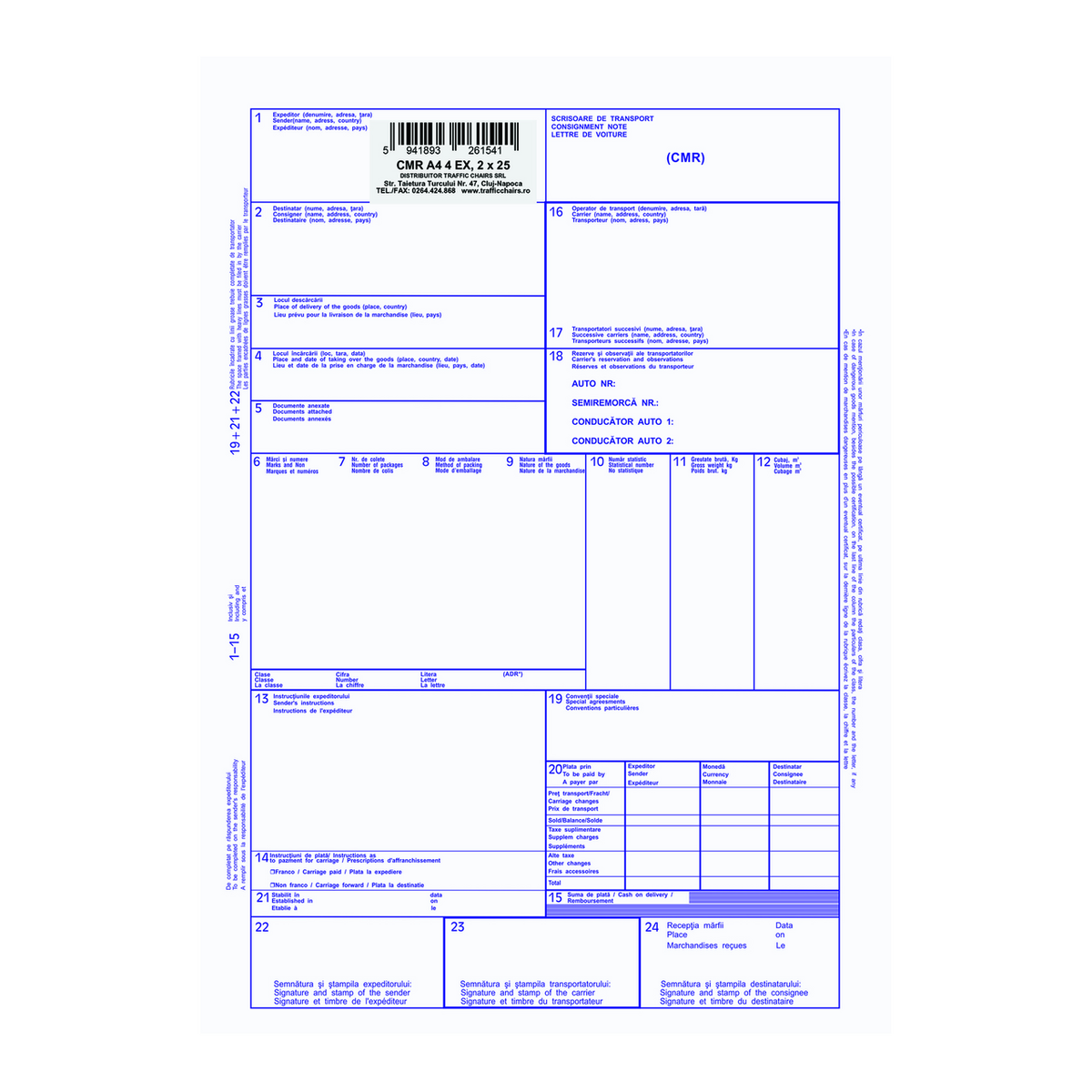 CMR A4 25 File x 2 bucati