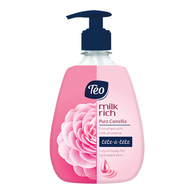 TEO Sapun Lichid Milk Pure Camellia 400 ml - WALTI