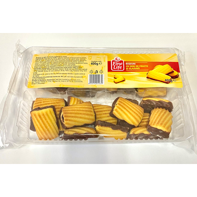 Fine Life Buseuri Glazurate cu Gem Fructe 400 g - WALTI