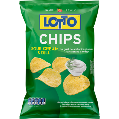 LOTTO Chips Smantana si Marar 60 g - WALTI